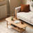 Solid Wood Top Plate Desk Coffee Table-114698464