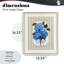 «Blue Hydrangea Blossom Bow», reproduction encadrée sous verre, conception par Adonna Ebrahimi-1723717771-1723717774