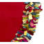 Handmade Felt Christmas Tree Skirt - Multicolor Fringe Border - 51"/64"-644970496