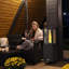Wood Pellets Standing Patio Heater