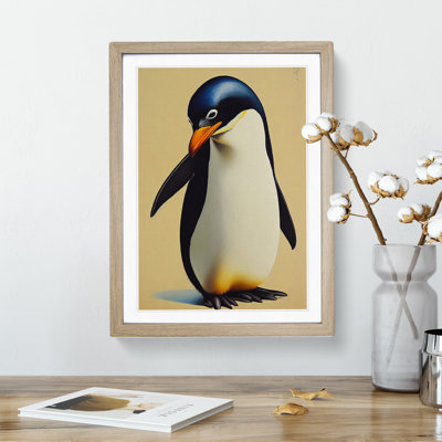 A Cute Penguin - Framed Print