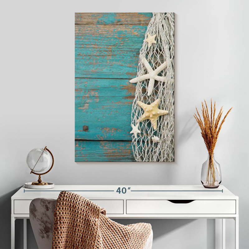 Aletra Starfish In Tangled Net, 30" H x 20" W
