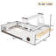 Lit simple en bois avec tiroirs de rangement et bureau intégré Bonwell l 40 po x P 88,5 po x H 43,3 po-239128116-239128118