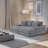  Choni Ultra-Deep Upholstered Cuddler Sectional-1201998605