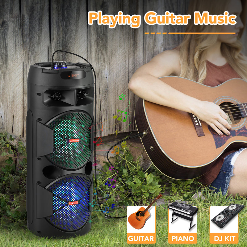Haut-parleur de basses portatif Bluetooth 6,5 "2000W