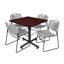 Nicklas square break room table, 4 Zeng stacking chairs-32668297-32668292-131450073