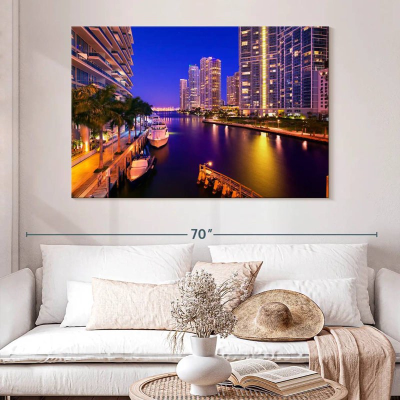 Sirpi Downtown Miami Riverwalk, H 34 po x l 51 po