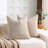 Soft Chenille Stripes Solid Cushion Cover Cozy Neutral Farmhouse Pillow Covers-111961570-111961569