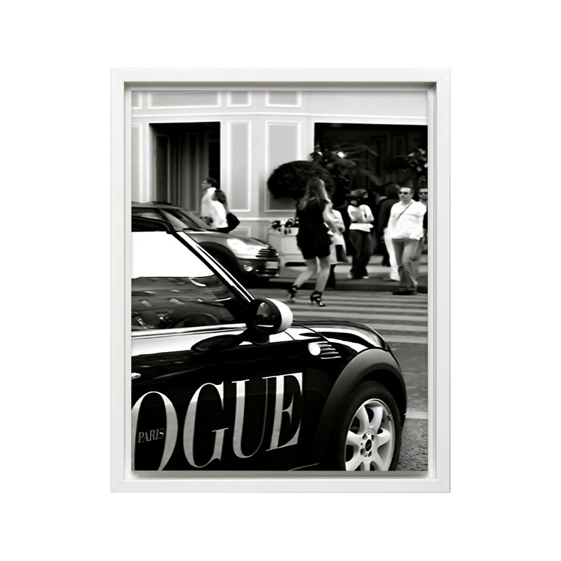 Avenue Montaigne, 11"H x 14"W, Poster, Black Framed