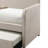 Upholstered Twin Daybed With Versatile Trundle - Fabric Covering, 35" Armrest Height, 330 Lbs Weight Capacity Covered, 8-inch Mattress Preferred