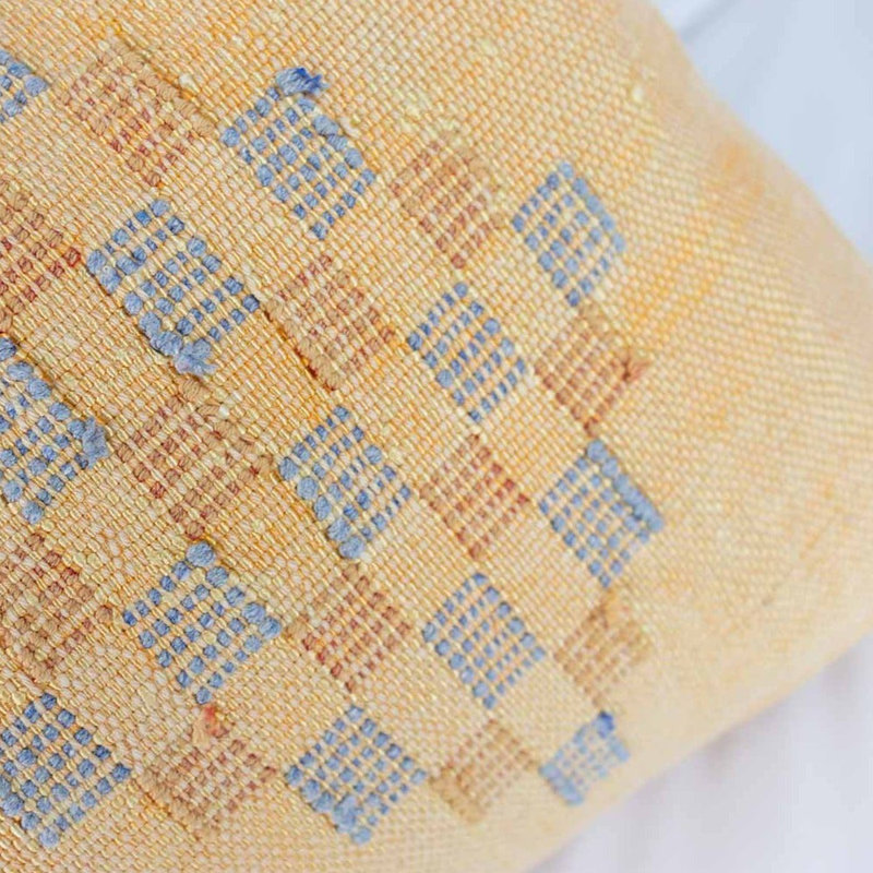 Atlas Embroidered Silk Pillow Cover