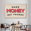 Impression sur toile «Make argent»-1855039155