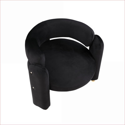 Chaise d'appoint moderne rembourrée pour adultes, sièges simples compacts pour petits espaces de salon
