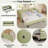 Cozy Daybed With Trundle, Usb Port And Adorable Wave Shaped-1585200885