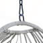 Chaise suspendue en fer robuste avec tissage en osier-306305942