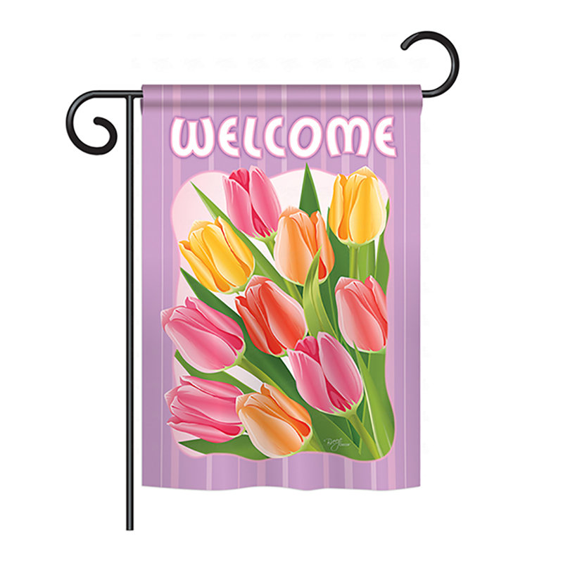 Double Sided Polyester House Flag, 18.5" H x 13" W