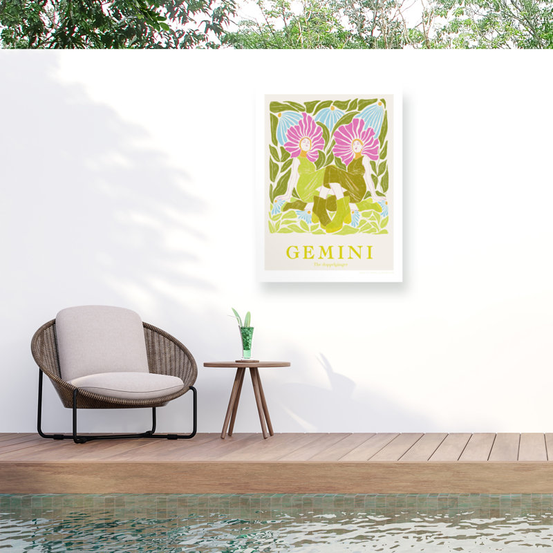 Jenny Liz Rome Jlr Gemini Outdoor  Canvas, H 14 po x l 19 po