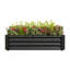 Lit de jardin surélevé rectangulaire en métal 4 × 2 × 1 pi, pot pour fleurs, plantes, légumes et herbes-129761400