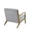 Chaise style Mid-Century avec structure en bois massif et rembourrage en mousse haute rembourrée-1573701789