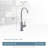 Moen SIP Modern Cold Water Kitchen Beverage Faucet with Optional Filtration System-33420935