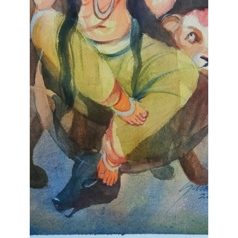 Aadishakti assis | Papier Chitrapot | Par Sarat Shaw