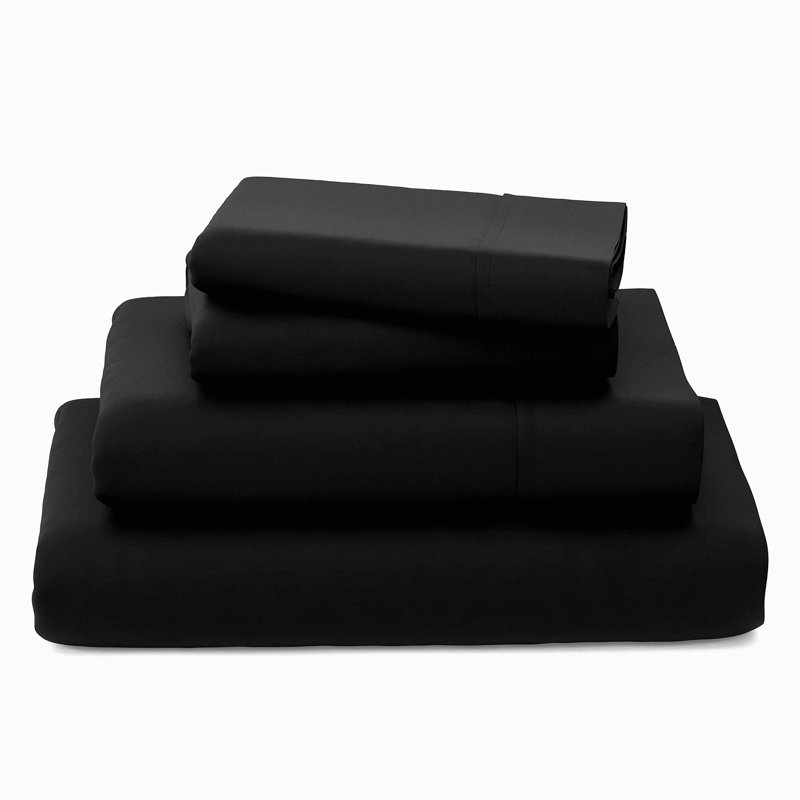 CoolBamboo SilkySoft Sheets - Luxury 4-Piece Bedding Set Queen - Breathable Cooling Blend - Deep Pockets - Eco-Friendly Fibers