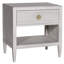 Munroe 1 - Drawer Solid Wood Nightstand