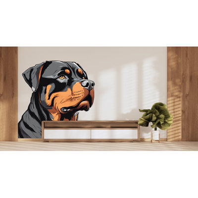 Adhésif décoratif pour chien, Rottweiler, décor de chien, art mural, amoureux des animaux
