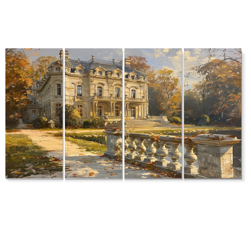 Stephane - Chateaus, ensemble de reproduction d'art mural, H 28 po x l 48 po