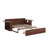 Full Size Daybed With Removable Desk, Storage Drawers And Hydraulic Side Table-110935679-110935673