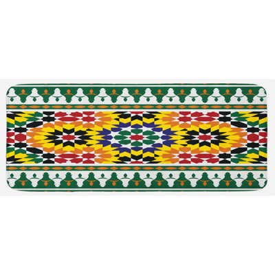 Eclectic Polyester Kitchen Mat
