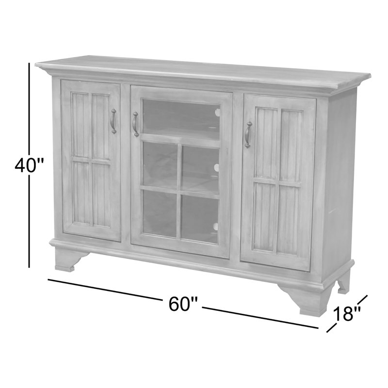 Sowards Unfinished TV Stand for TVs up to 70", Burnt Cinnamon