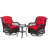 Soroka Wicker 2 - Person Patio Conversation Set with Cushions-1643409593-1643409594