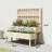 Patio Elevated Planter Box,Trellis Planter Box,Outdoor Raised Garden Bed