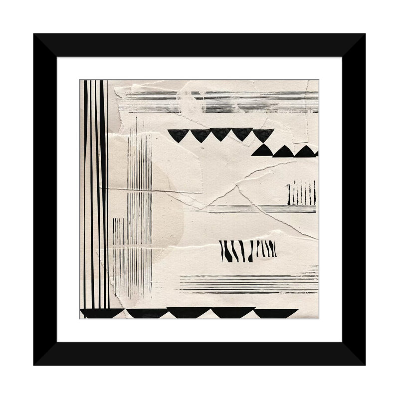 « layers », impression sur toile, Papier d'art encadré noir, H 24 po x l 24 po x P 1 po
