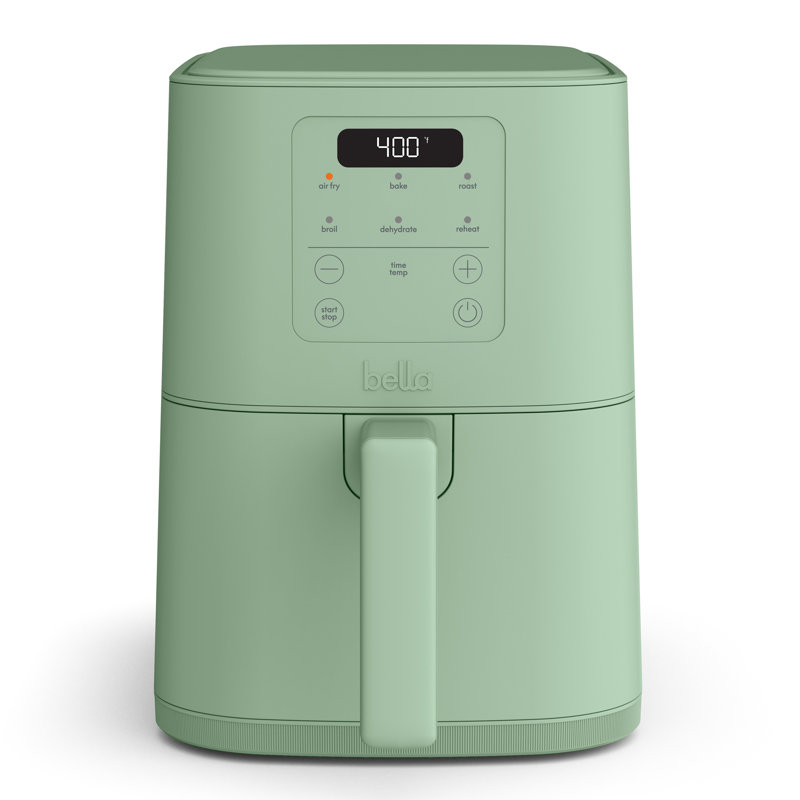Bella Slim 6.0 QT Air Fryer, Seaglass