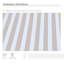 Auvent de patio rétractable polyvalent pour une protection et un style extérieurs