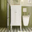 Meuble-lavabo 24 po avec lavabo supérieur, meuble de rangement moderne à 2 niveaux, meuble-lavabo simple, grandes tablettes de rangement-111831859-111831860