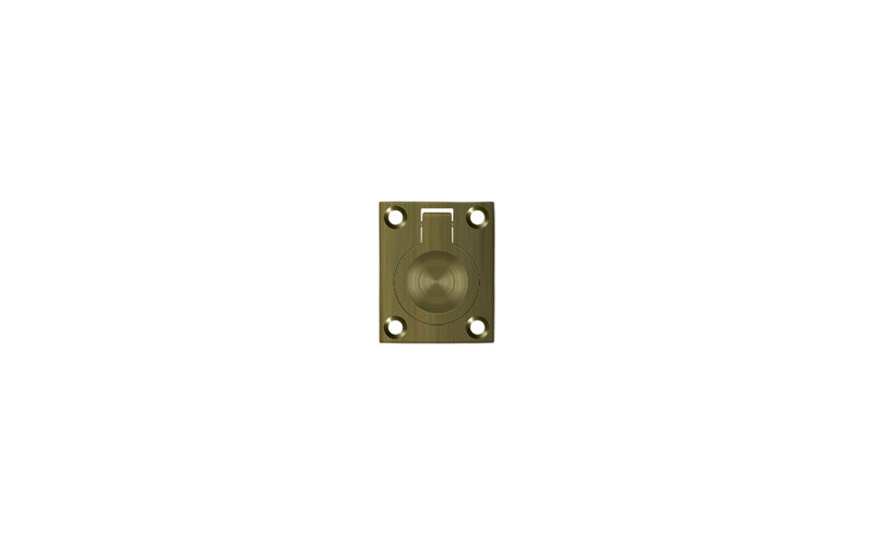 Ring Pull, Antique Brass