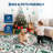 2x6ft Washable Christmas Area Rug Non Slip Decorative Xmas Holiday Carpet with Santa & Reindeer Print Soft Non Shedding-939662201