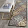 Payne Damask Viscose Area Rug