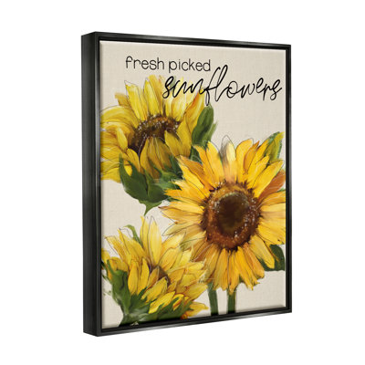 "Fresh Picked Sunflowers" par Conrad Knutsen - peinture sur toile