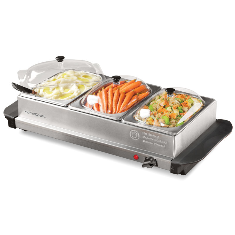 HomeCraft Stainless Steel Marmite/Soup Chafer Buffet Accessory