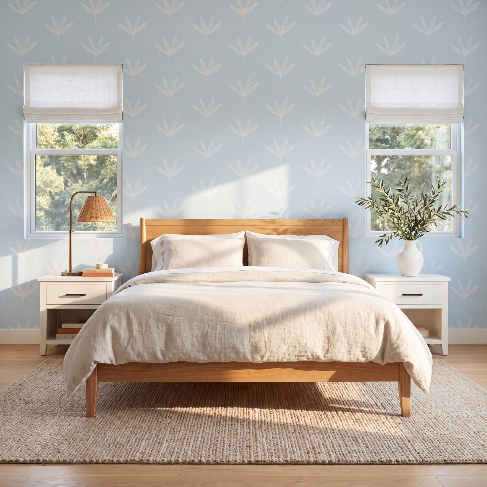 Easy Elements Wallpaper Roll, Sky Blue