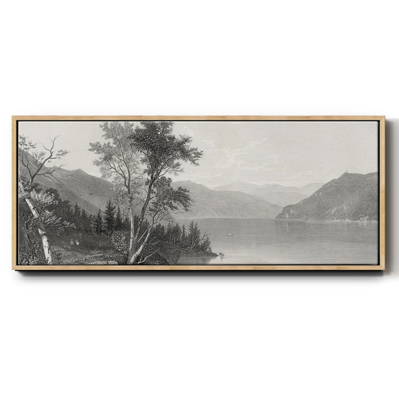Lake George, reproduction d'art sur toile, Naturel, H 8 po x l 20 po x P 1,5 po