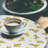 Cartoon Fitted Round Tablecloth White and Mustard-1762968415