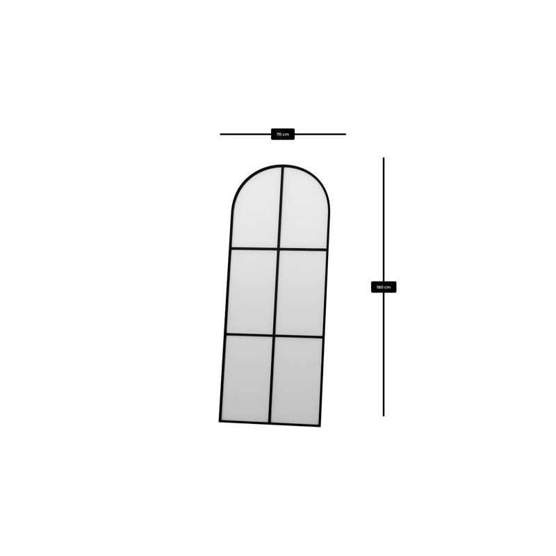 Miroir Cheval, Noir