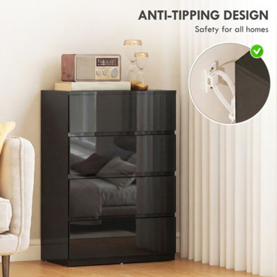 55 cm W Chest of 4 Drawers