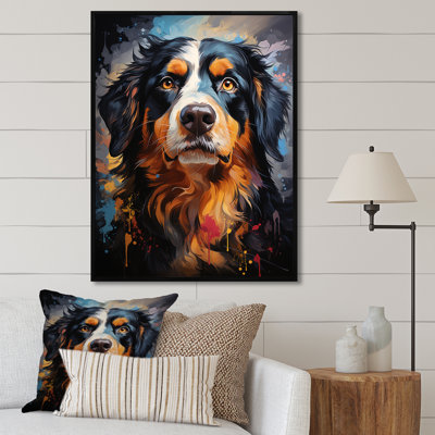 Bernese Mountain Majesty sur toile