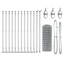 Galvanised Steel Border Fencing-511490337-511490351